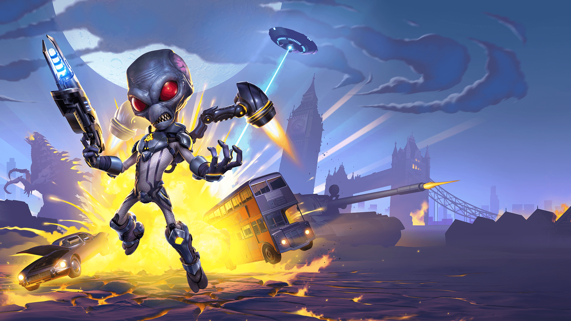 Destroy All Humans! 2 - Reprobed Keyart