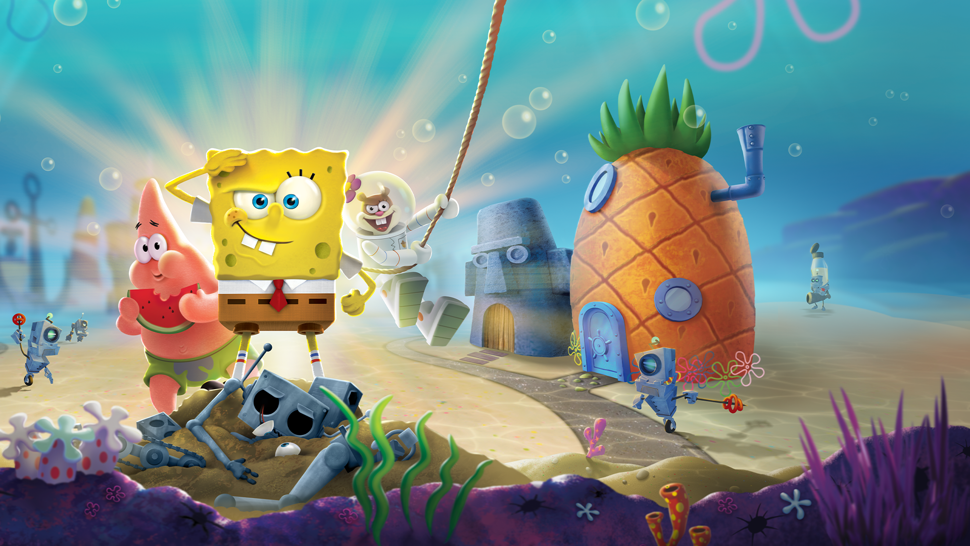 SpongeBob and Patrick Tackle Their Ghostliest Adventure Yet in SpongeBob SquarePants: Titans of the Tide