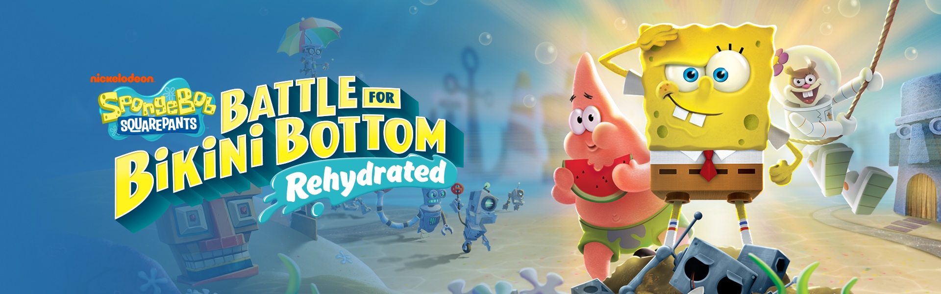 THQ GmbH Battle | SpongeBob Bottom Rehydrated SquarePants: Bikini - Nordic for